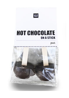 Hot chocolate stick, PUUR, 2 stuks &bull; doos/12