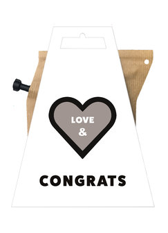 LOVE &amp; CONGRATS coffeebrewer gift card