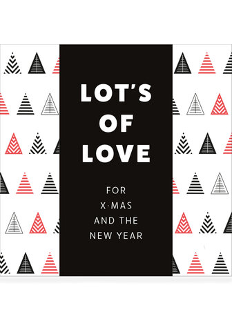 LOTS OF LOVE FOR X-MAS  •  SCHOKOLADE GESCHENK