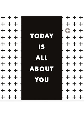 TODAY IS ALL ABOUT YOU  •  SCHOKOLADE GESCHENK