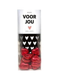 VOOR JOU MAMA - chocolade hartjes